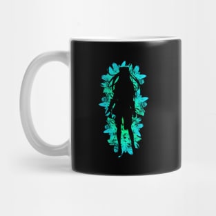 Shield - Green Flowers style Mug